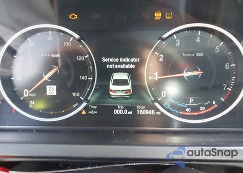 2014 BMW 740Li from USA, damaged, VIN WBAYE4C5XED138239